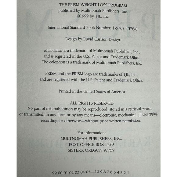 The Prism Weight Loss Program by Karen Kingsbury (Hardcover) - Picture 7 of 7